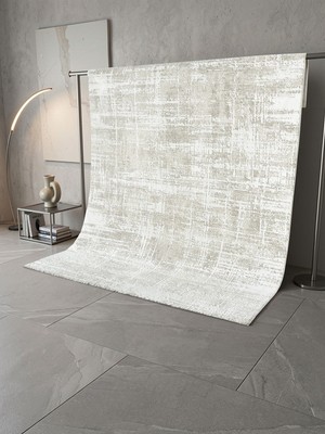 Apex Halı Mono Luxe 4061 Krem Üst Kalite Viskon Ile Üretilen Sıkı Dokuma Makine Dokuması Halı Yeni Ürün