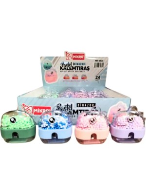 Micro Mikro Dinazor  Köpük Boncuklu Kalemtraş 1 Adet