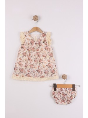 Joy Kids Kız Bebek Şifon Kumaş Astarlı Elbise (6-24AY)