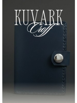 Kuvark Croff Çok Bölmeli Şeffaf Gözlü Kartlık - Cuzdan | Hakiki Dana Derisi | El Yapımı