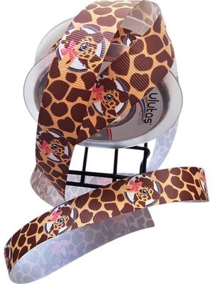 Grogren Kurdele 2.5 cm 20 Metre Zürafa Desenli Model ( Ulutaş )