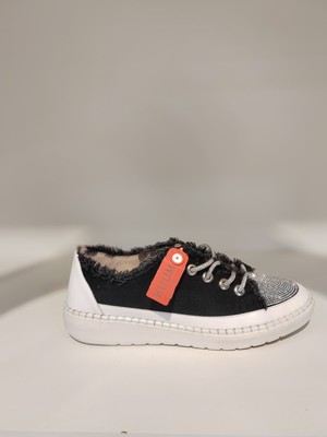Kuum London K1442406 Premium Kadın Taşlı Sneaker Ayakkabı