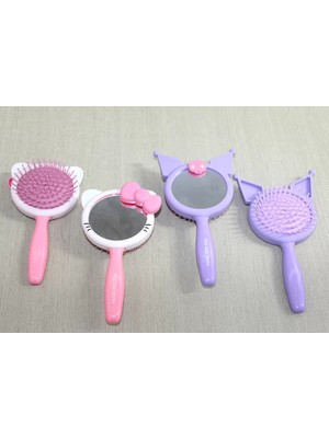 SHC4200 Kuromi, Hello Kitty Karışık Aynalı Tarak