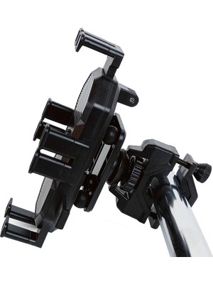 OneZero Motosiklet Scooter Bisiklet Telefon Gidon Tutucu Damperli Şok Emici Anti Titreşim Darbe Önleyici  Gopro Bağlantılı