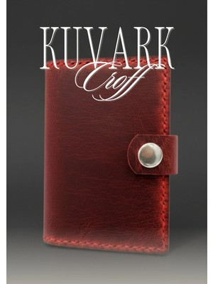 Kuvark Croff Çok Bölmeli Şeffaf Gözlü Kartlık - Cuzdan | Hakiki Dana Derisi | El Yapımı