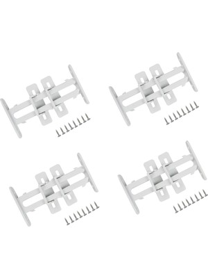 My Best Store 4 Adet Bebek Çocuk Koruma Kilidi - Dolap Çekmece Kilidi Sürgülü Kilit