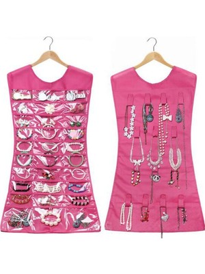 My Best Store Elbise Şeklinde Takı Organizeri - Pembe