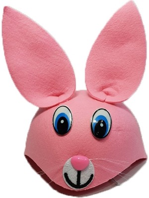 My Best Store Çocuk Tavşan Şapkası Pembe Renk