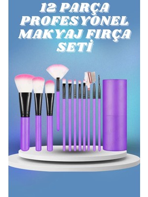 SHC4200 12 Parça Yumuşak Uçlu Makyaj Set-Göz Yüz Makyajı Için Seti Profesyonel Makyaj Seti