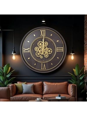 SHC4200 Çarklı Duvar Saati 55 cm
