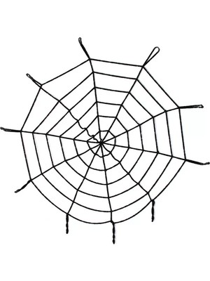 SHC4200 Halloween Cadılar Bayramı Örümcek Ağ Dekor Siyah
