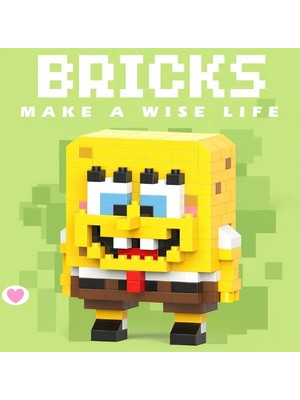 My Best Store Bricks Sünger Bob Mini LEGO Figürü