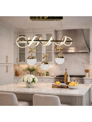 Yeni Model 2+1 A Kalite Lüx LED Avize 3 Işık Seçeneği