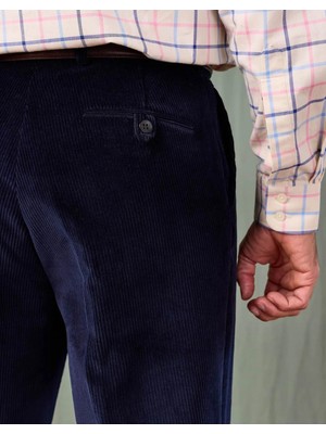 Erkek Kadife Pantolon Regular Fit Düz Paça Günlük & Klasik