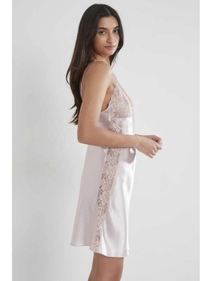 Daniska 624 Kısa Saten Gecelik