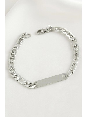 İlk El Grup Ieg™ Künye Çelik Bileklik (Isim Yazılabilir)