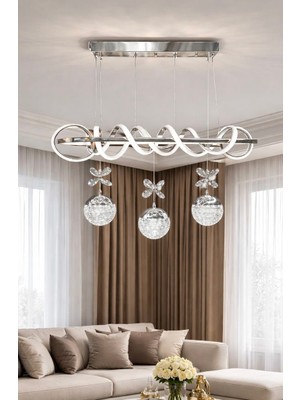 Yeni Model 2+1 A Kalite Lüx LED Avize 3 Işık Seçeneği