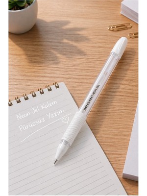 Artlantis Neon Jel Kalem 1.0mm 1 Adet Pensan Neon Gel Tükenmez Kalem Neon Pilot Kalem Canlı Neon Renk Akıcı Yazım Okul Ofis