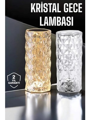 SHC4200 Gece Lambası Kristal Lamba Dokunmatik Şarjlı Hediyelik