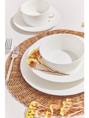 Paşabahçe Wicker Amerikan Servis Kahverengi - 1 Adet