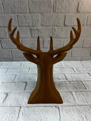 My Best Store Kahverengi Geyik Biblo 23 cm Dekoratif Şık Tasarım