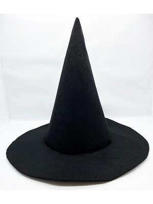 My Best Store Siyah Renk Keçe Cadı Şapkası 35X38 cm