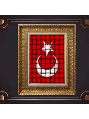 Giyense Kalın Çerçeveli Paspartulu Tablo DD48