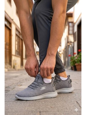 Fort 0085 Pasomia Rahat Hafif Anatomik Triko Bağcıksız Sneaker Spor Ayakkabı