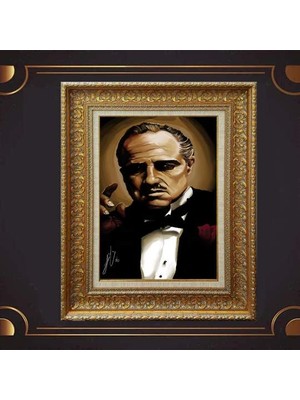 Giyense Kalın Çerçeveli Paspartulu Tablo DD1816