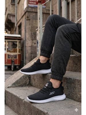 Fort 0085 Pasomia Rahat Hafif Anatomik Triko Bağcıksız Sneaker Spor Ayakkabı