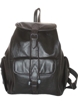 Mebes Hakiki Deri Sırt Çantası 3 Cepli Model Acı Kahverengi ÇNTDR3CACIKHV