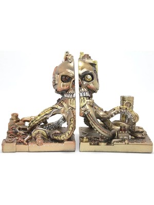 SHC4200 Steampunk Polyester Ahtapot Kitap Stoperi