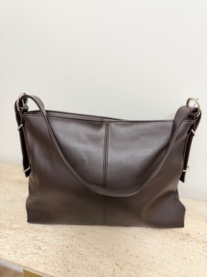 Barrel Kahverengi Büyük Boy Omuz Çantası