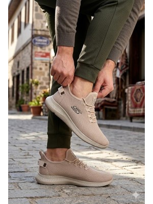 Fort 0085 Pasomia Rahat Hafif Anatomik Triko Bağcıksız Sneaker Spor Ayakkabı