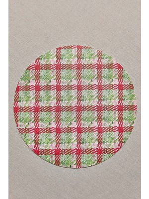 Paşabahçe Kareli Amerikan Servis Kırmızı - 1 Adet