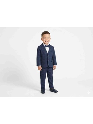 Ilgın Kids Erkek Çocuk Takım Elbise Kareli Ince Yazlık