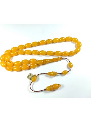 İskeçe Tesbih Hakan Kaya Usta Işi̇ Imzalı Sıkma Kehri̇bar