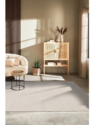 Koza Halı Koza Hayad Origine Krem Halı  Salon Oturma Odası Yatak Odası Koridor Makine Halısı B3672A