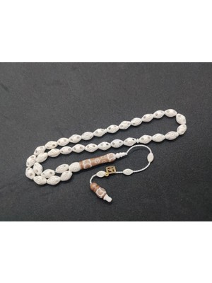 İskeçe Tesbih Başka Yerde Yok!!! Iskeçeli̇ Cemi̇l Usta Eseri̇ Full Kalem Oyma  Deve Kemi̇ği̇