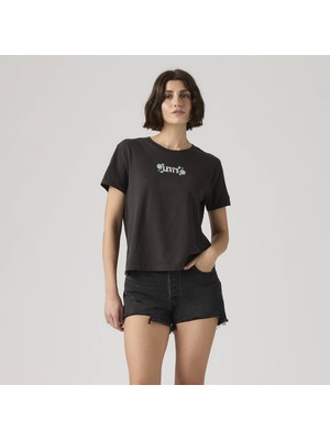 Levi's Kadın Siyah Tişört 008BX-0000