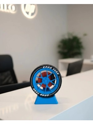 My Best Store Modern Ofis Dekoru Jant Görünümlü Masa Üstü Aksesuar