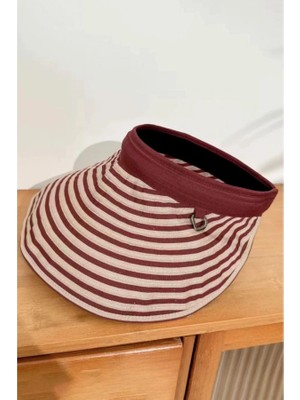 Zurafa Shop Lüks Karışık Renk Katlanabilir Güneşlik Şapka - Uv Korumalı Desenli Yazlık Siperlik & Taç