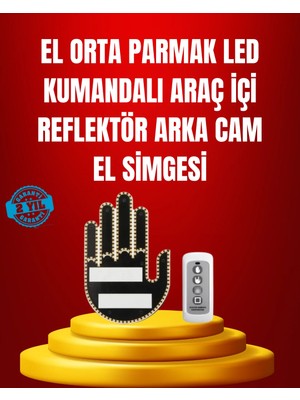 My Best Store Suya Dayanıklı LED El Park Uyarı Cihazı Uzaktan Kumandalı 2025