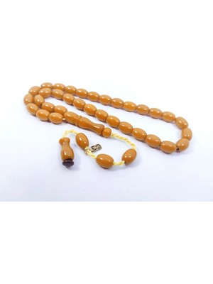 İskeçe Tesbih Muhammed Dabbas Usta Eseri̇ Osmanlı Torunu (Osmanlıya En Yakın) Sıkma Kehri̇bar