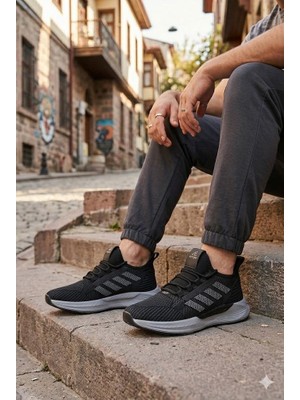 Fort 0141 Acropol Rahat Hafif Anatomik Triko Bağcıksız Sneaker Spor Ayakkabı