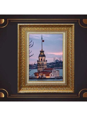 Giyense Kalın Çerçeveli Paspartulu Tablo DD1810