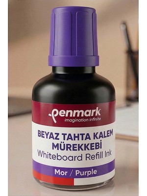 Artlantis Beyaz Yazı Tahta Kalemi Mürekkebi 30 ml 1 Adet Penmark Tahta Kalemi Mürekkepi Kolay Silinebilir Doldurulabilir Canlı Renk