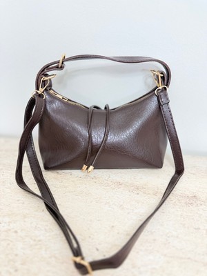 Barrel Kahverengi El Omuz Çanta