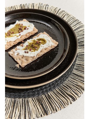 Paşabahçe Siyah Püskül Amerikan Servis - 1 Adet