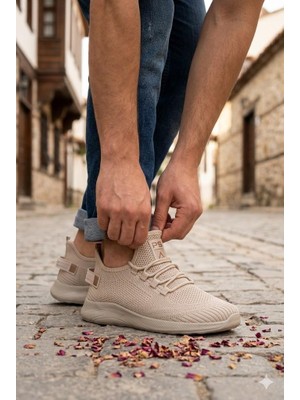 Fort 0062 Pasomia Rahat Hafif Anatomik Triko Bağcıksız Sneaker Spor Ayakkabı